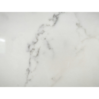 DECHITONG AB9351 Dalle de quartz gris clair moderne anti-taches de qualité alimentaire avec veines noires naturelles pour table de salle à manger et chambre