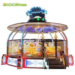 Venta Directa de Fábrica: Divertido Coche de Juegos Giratorio con Rociador de Agua para Niños, Atracción para Parques de Diversiones al Aire Libre, 12 Meses de Garantía - Product Image 1