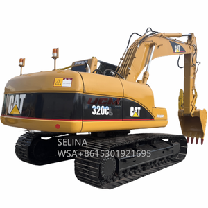 Excavadora Usada Caterpillar 320CL de 20 Toneladas, Modelo con Caja de Cambios, Bomba de Engranajes, Rodamiento, Fabricada en Japón, Montada en Barco, Dragadora, PLC, Venta en Shanghái - Product Image 1