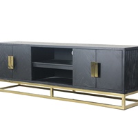 Muebles de Madera de Espiga de Alta Calidad para Sala de Estar, Muebles para TV de Lujo Estilo Nórdico, Últimos Diseños Modernos