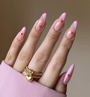 Senboma – aiguilles à pression réutilisable sur les ongles, colle sur les ongles en acrylique, colle sur les ongles en Gel