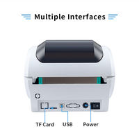 Stiker kode batang termal 4 inci, Printer Label XP-470B Printer termal XP-470B dengan Bluetooth WIFI