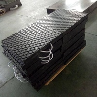 Tampon de stabilisateur de grue uhmw-pe personnalisé/tapis de grue à capacité de charge lourde/stabilisateur de grue tampon de stabilisateur uhmw pe