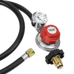 Régulateur <span class=keywords><strong>de</strong></span> Propane réglable 6FT 0-30 PSI haute pression POL connexion gril <span class=keywords><strong>tuyau</strong></span> jauge Surface lisse produit raccords <span class=keywords><strong>de</strong></span> tuyauterie - Product Image 4