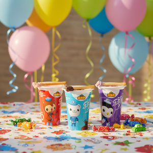 Fabricant de Snacks pour enfants, emballage personnalisé mignon bâton Biscuits trempage Sauce au chocolat Mini tasse de Snacks fraise confiture doigt Biscuits - Product Image 6