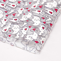 30CM * 120CM Design Fleur Arc-En-Ciel Lion Dessin Animé Motif PVC Cuir Transparent Pour Poils Accessoires Matériel De Bricolage