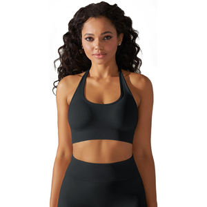 High Quality Custom Logo Women's Sexy Plus Size Yoga Bra Backless Running Sports Fitness Sports Yoga Bra - Product Image 1