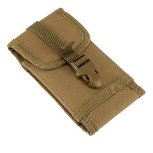 กระเป๋าใส่โทรศัพท์แบบยุทธวิธี MOLLE พร้อมคลิปหนีบเข็มขัด ทำจากไนลอน สำหรับ iPhone 14 15 Pro และโทรศัพท์ขนาดไม่เกิน 6.7 นิ้ว - Product Image 5