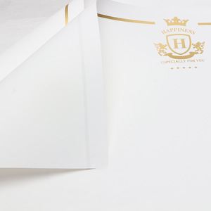 Papier d'emballage Yaleen avec <span class=keywords><strong>fil</strong></span> doré, cadre imperméable, bouquet floral coréen, fournisseur d'accessoires pour fleuristes, emballages - Product Image 4