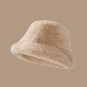 قبعة صياد نسائية للخريف والشتاء من الفرو الصناعي الناعم، قبعة دافئة للاستخدام اليومي - Product Image 3