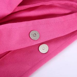 Sac en toile personnalisé avec logo imprimé, sac fourre-tout épais de grande capacité, sac promotionnel pour l'école, les entreprises, les cadeaux - Product Image 2