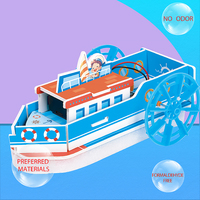 Kit d'expérimentations électroniques scientifiques pour enfants, bateau à vapeur simple, bricolage électrique