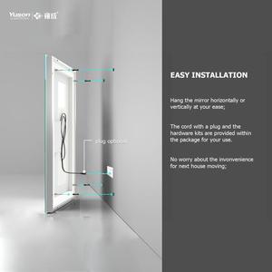 Gương Trang Điểm LED TREO TƯỜNG YUSON YS57144, Dành Cho Salon Tóc, Sàn Nhà, Hình Chữ Nhật Quá Khổ - Product Image 6
