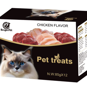 Échantillons Gratuits 2026 – Nouvelles Pochettes <span class=keywords><strong>de</strong></span> Nourriture Humide <span class=keywords><strong>Halal</strong></span> pour Chats : Poulet, Bœuf, Canard, Thon – Sachets <span class=keywords><strong>de</strong></span> Friandises pour Chats - Product Image 1