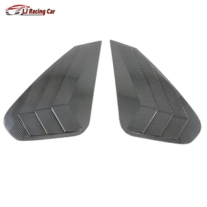 Cubierta de ventana de coche Aspecto de carbono Exetrior Rejilla de ventana lateral de coche trasero Accesorios de coche para <span class=keywords><strong>Toyata</strong></span> <span class=keywords><strong>Rav4</strong></span> 2019-2023 - Product Image 4