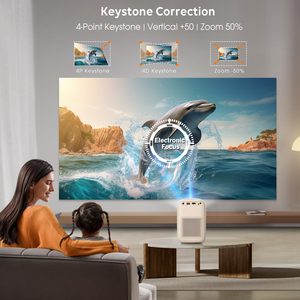 Cre CR38 1080P Đầy Đủ HD Hỗ trợ LED <span class=keywords><strong>LCD</strong></span> Chiếu 400 <span class=keywords><strong>ANSI</strong></span> <span class=keywords><strong>Lumens</strong></span> Android OS Hifi Stereo Di Động Rạp Hát Tại Nhà Thông Minh TV - Product Image 5