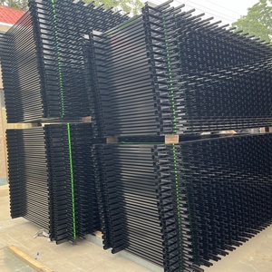 Bảo trì thấp hàng rào thép carbon cho dân cư tấm hàng rào thép mạ kẽm sơn tĩnh điện khung sắt Hàn - Product Image 6