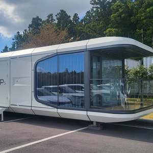 Villa capsule spatiale préfabriquée de luxe moderne et design de mode pour bureaux avec système intelligent et conteneur en acier - Product Image 1