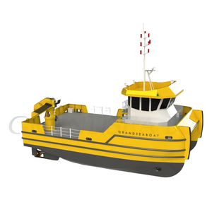 Grandsea 18m thép <span class=keywords><strong>Catamaran</strong></span> offshore nổi cần cẩu sà LAN làm việc thuyền để bán - Product Image 2