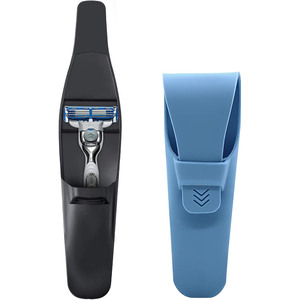 Étui <span class=keywords><strong>de</strong></span> voyage en silicone compatible avec les rasoirs Gillette, Parker, <span class=keywords><strong>Merkur</strong></span> - Product Image 5