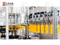 Machine de remplissage automatique d'eau gazeuse 3 en 1, équipement de mise en bouteille d'eau pétillante monobloc pour usine de boissons