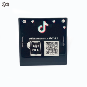 100*100mm Impresión personalizada 13 56MHz NTAG 213 NTAG 215 NTAG 216 Epoxy RFID Google Review Card <span class=keywords><strong>NFC</strong></span> Sticker - Product Image 6