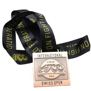 Medalla deportiva personalizada de fábrica logotipo en relieve maratón corriendo regalo medallón trofeos y medallas de metal - Product Image 5