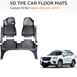 Alfombrillas de TPE para Subaru Forester LHD 2019+, Ajuste Personalizado, Resistentes al Agua, para Todo Clima, Alfombrillas de Alta Resistencia, OEM - Product Image 1