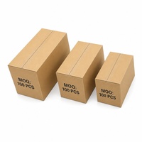 Boîte d'expédition pour lancement de nouvelles abonnements avec commande en petite quantité, logo imprimé, choix de matériaux personnalisés et options de taille sur mesure