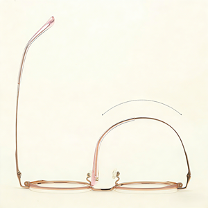 Marcos <span class=keywords><strong>de</strong></span> gafas <span class=keywords><strong>de</strong></span> titanio <span class=keywords><strong>de</strong></span> diseño polígono vintage - Ultra livianos, <span class=keywords><strong>para</strong></span> miopía, unisex y adecuados <span class=keywords><strong>para</strong></span> el uso diario - Product Image 4