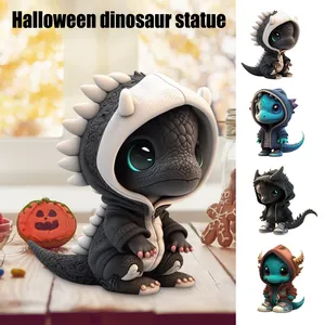 Décoration d'intérieur : Petites sculptures de dinosaures et elfes, décorations d'ambiance, aménagement de scènes, artisanat en résine - Product Image 2