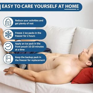 Inserts de sous-vêtements réutilisables avec logo personnalisé, respirants, certifiés CE, pour packs de glace post-vasectomie, ajustement personnalisé, pour le soulagement de la douleur et la récupération post-vasectomie - Product Image 4