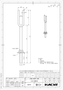 60104610 U10-50 Horquilla de herramientas de fijación para arnés de inspección directa de fábrica para mesa de ensamblaje de cables - Product Image 2