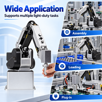 Robot collaboratif de bureau compact et programmable MG400 à 4 axes, léger et facile à déployer, pour les postes de travail d'alimentation automatisée