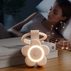 OEM ODM destek çiçek bebek uyku difüzör ses oyuncak peluş yatıştırıcı yardım uyku ses uyku makinesi beyaz gürültü ses makinesi - Product Image 2