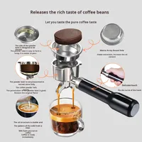 Machine à café italienne semi-automatique en acier inoxydable, petite, haute efficacité, multifonctionnelle, avec distributeur de lait et d'eau chaude électrique