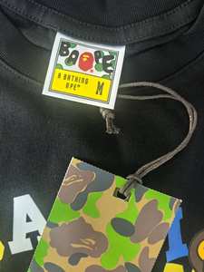 <span class=keywords><strong>T</strong></span>-<span class=keywords><strong>shirt</strong></span> imprimé Bapees tendance pour homme, version haute qualité 1:1, avec impression de lettres, collection 2026, style créateur, en promotion - Product Image 5