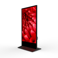 Señalización Digital de Pie de 75 Pulgadas 4K UHD con Pantalla Dividida y Gestión Remota Android CMS para Centros Comerciales