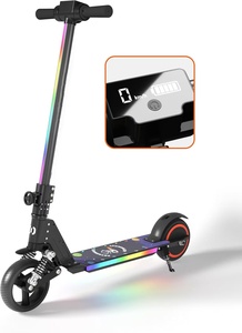 Stock entrepôt UE/USA – Trottinette électrique légère <span class=keywords><strong>2</strong></span> roues pour enfants, moteur brushless 130W, 24V <span class=keywords><strong>2</strong></span>.5AH, suspension intégrale, pliable - Product Image 2