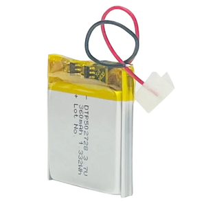 Batterie lithium-ion personnalisée de haute qualité, <span class=keywords><strong>mini</strong></span> batterie lithium-polymère 360 mAh, batterie lithium 3,7 V, cellule de batterie 502728, batterie Lipo - Product Image 2