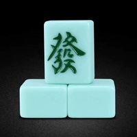 Jeu de Mahjong Chinois Personnalisé Vert 29mm 144 Tuiles Jeu de Mahjong Automatique Tuiles de Mahjong Magnétiques pour Table de Mahjong Automatique