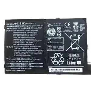 Thay thế máy tính xách tay Pin Lithium Ion pin ap13b3k cho <span class=keywords><strong>Acer</strong></span> <span class=keywords><strong>Aspire</strong></span> <span class=keywords><strong>R7</strong></span>-571 <span class=keywords><strong>R7</strong></span>-572 M5-583 V5-573 ap13b8k ap13b3k - Product Image 3