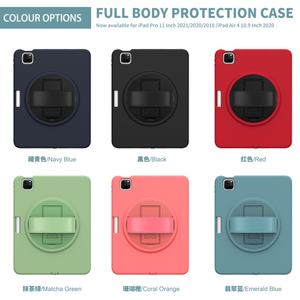 Housse de tablette robuste pour <span class=keywords><strong>iPad</strong></span> Pro 11 12.9 <span class=keywords><strong>Air</strong></span> 10.9 pouces iOS et tablette PC avec dragonne - Product Image 6