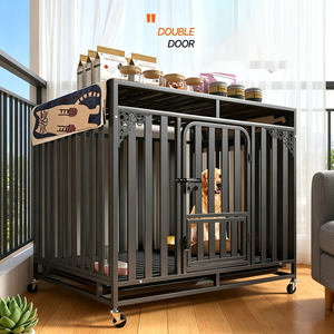 Dog <b>Cage</b> Small Dog Household with Toilet Folding Iron <b>Cage</b> <b>Cat</b> <b>Cage</b> Bunny <b>Cage</b> Chicken <b>Cage</b> Pet <b>Cage</b> One Piece - Product Image 5