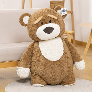 Almohada <span class=keywords><strong>de</strong></span> Peluche <span class=keywords><strong>de</strong></span> Oso <span class=keywords><strong>de</strong></span> Algodón PP Ecológica Personalizada, Almohada Súper Suave, Juguete <span class=keywords><strong>de</strong></span> Peluche Relleno, Alivio del Estrés, Decoración del Hogar - Product Image 6