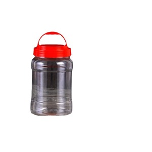 Des pots de miel et de bonbons de 5 L, des bouteilles en plastique de 5 000 ml, et des barils transparents en PET de 1 L à large ouverture pour matières premières pures sont disponibles. - Product Image 5