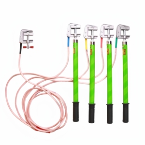 Fil de mise à la terre haute tension 10kV 35kV, piquet de mise à la terre extérieur 400V 25mm en cuivre souple pour salle de distribution électrique - Product Image 2