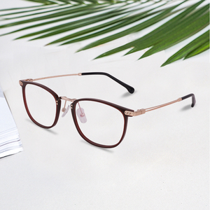 99yi Bonne Qualité En Acier Inoxydable Lunettes Carrées Pleine jante Montures De Lunettes - Product Image 2