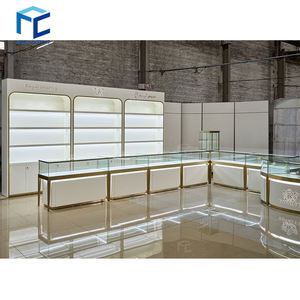 लक्जरी ग्लास में कस्टमाइज्ड ज्वैलरी स्टोर ज्वैलरी स्टोर के लिए आभूषण की दुकान फर्नीचर डिस्प्ले कैबिनेट - Product Image 4