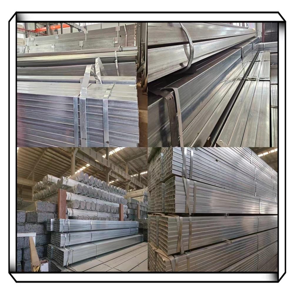 40x60mm Galvanized Corrugated Steel Pipes for Various Uses